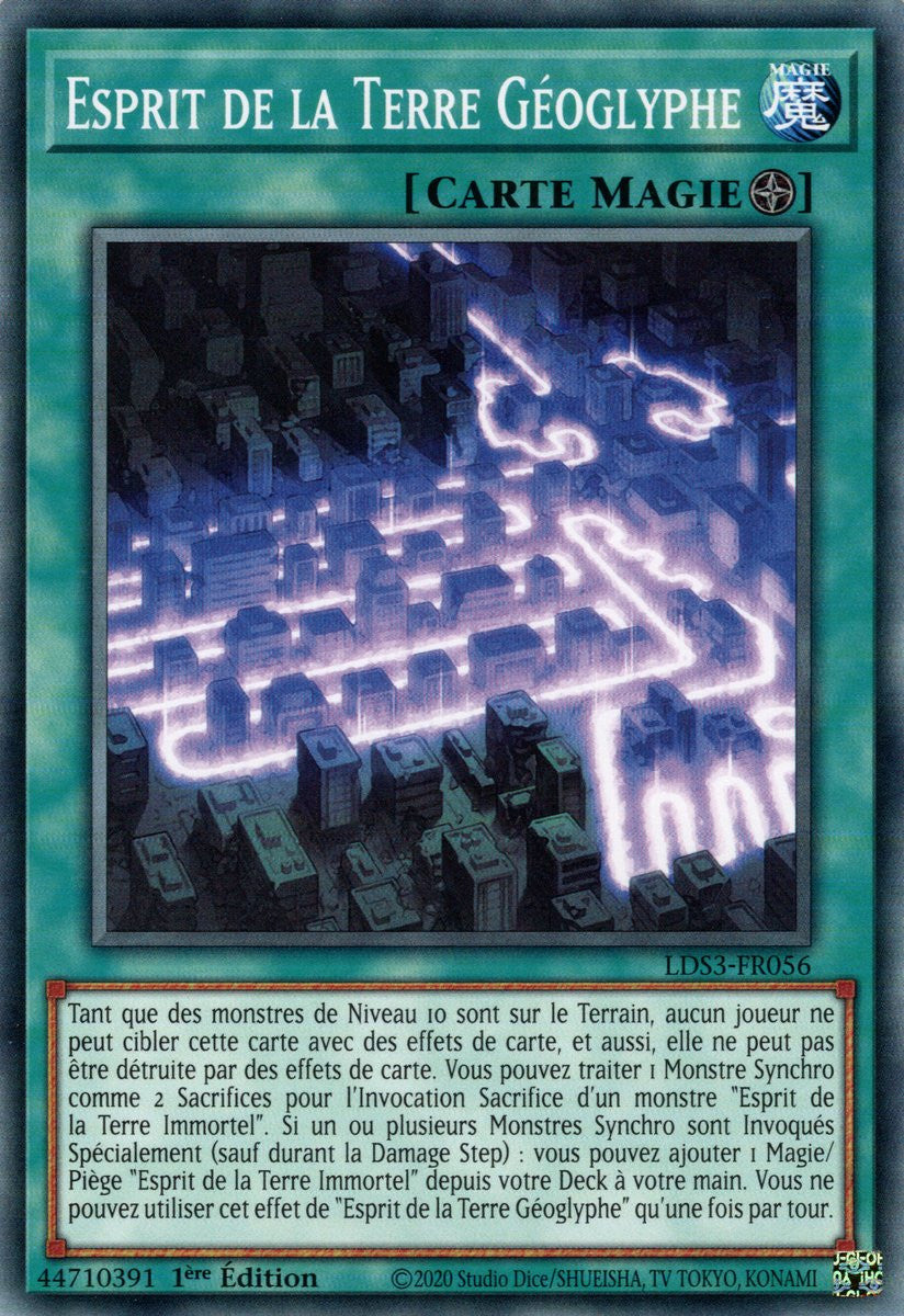 Esprit de la Terre Géoglyphe - LDS3-FR056 - Cartes Yu-Gi-Oh!