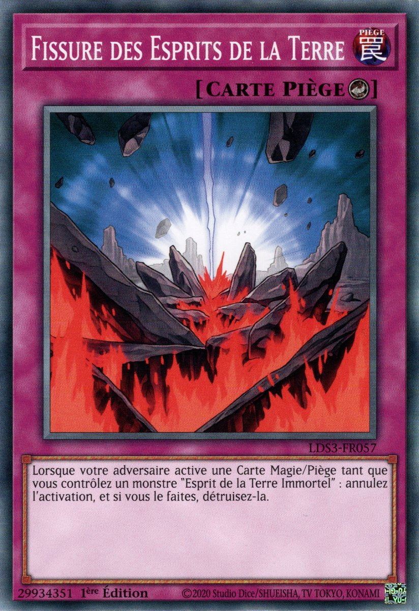Fissure des Esprits de la Terre - LDS3-FR057 - Cartes Yu-Gi-Oh!