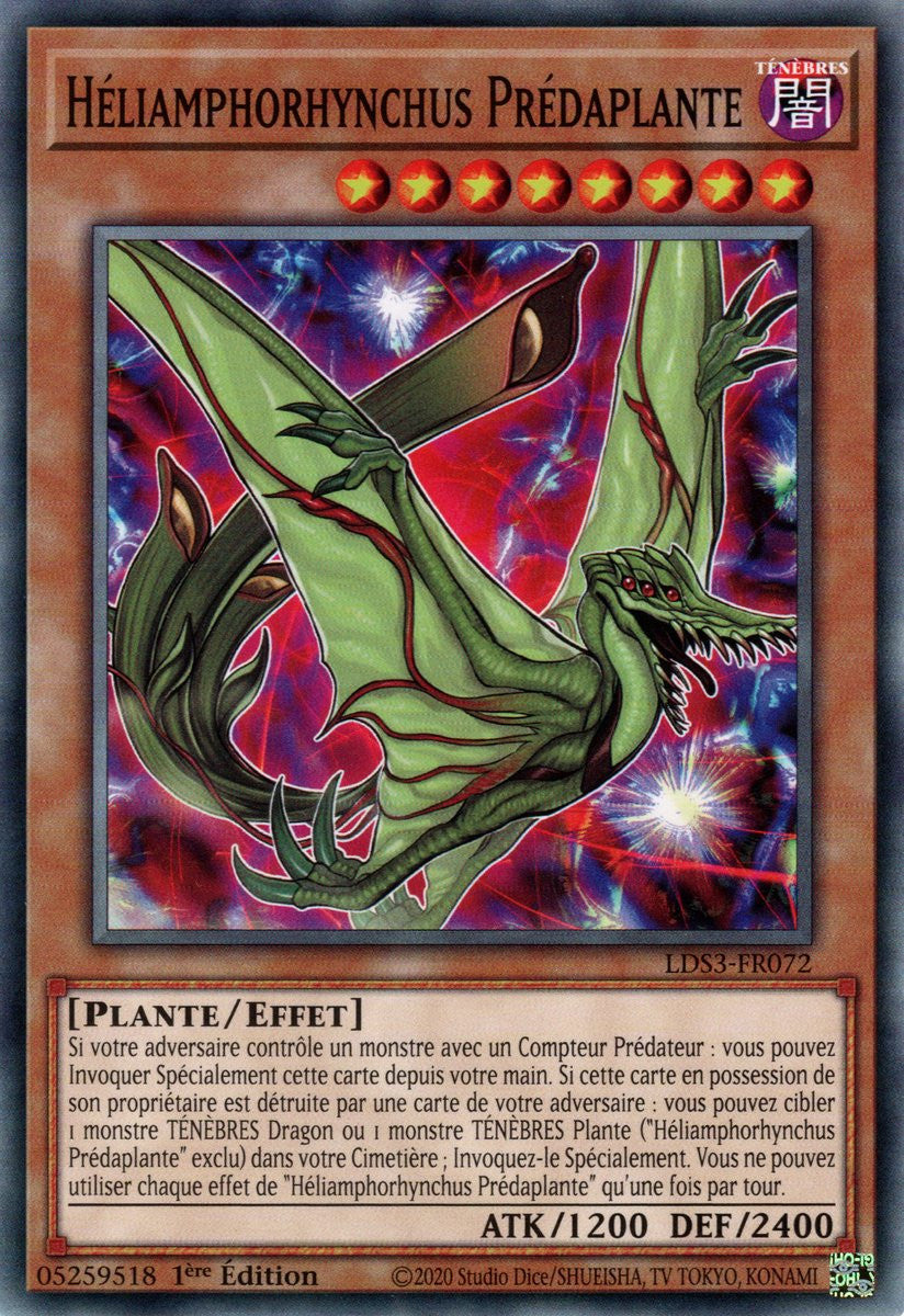 Héliamphorhynchus Prédaplante - LDS3-FR072 - Cartes Yu-Gi-Oh!