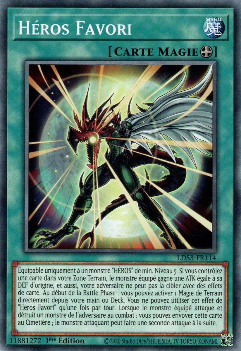 Héros Favori - LDS3-FR114 - Cartes Yu-Gi-Oh!