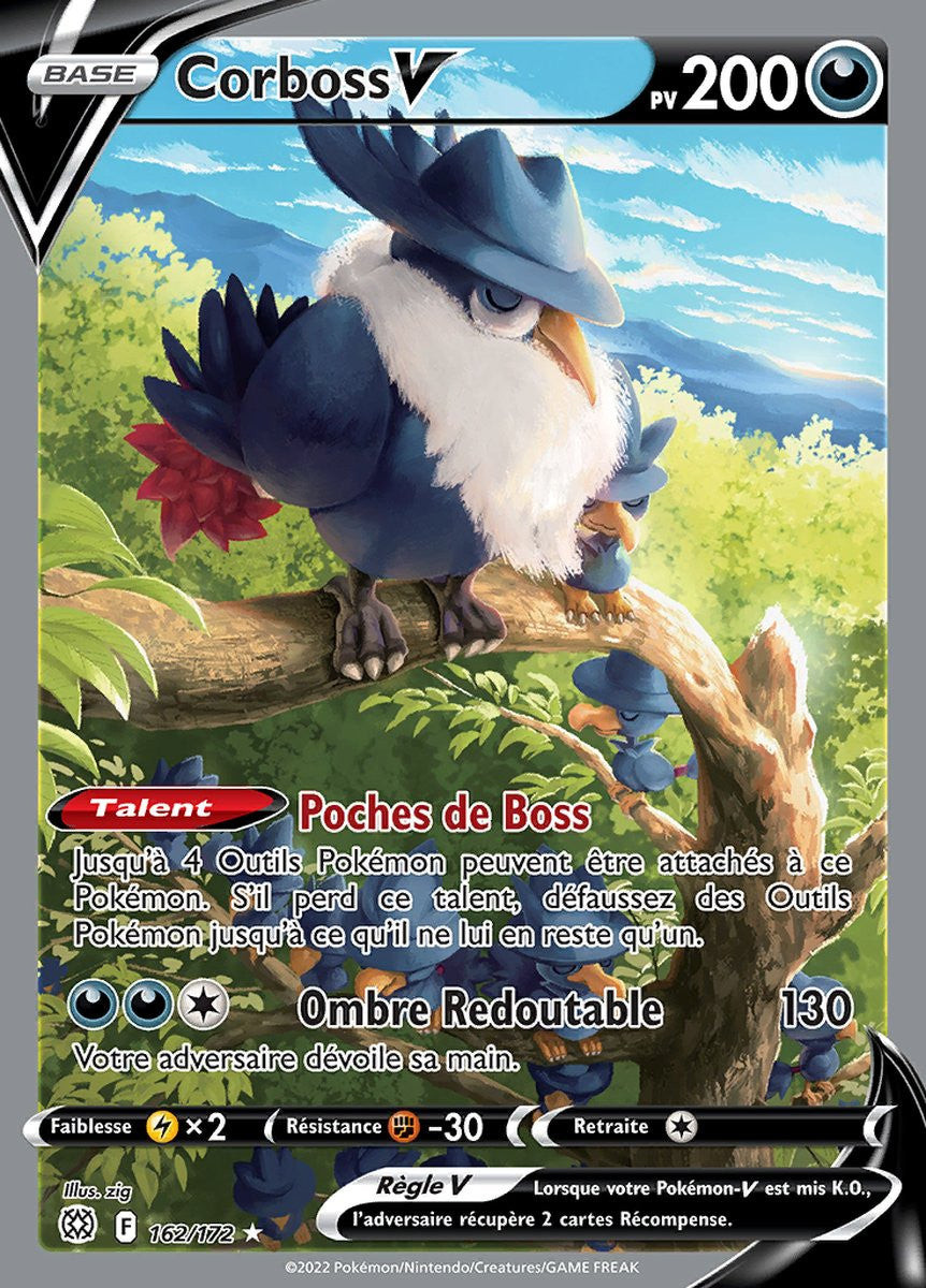 Corboss V - EB09 162/172 - Stars Étincelantes SWSH09 - Cartes Pokémon