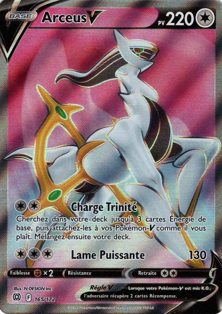 Arceus V - EB09 165/172 - Stars Étincelantes SWSH09 - Cartes Pokémon