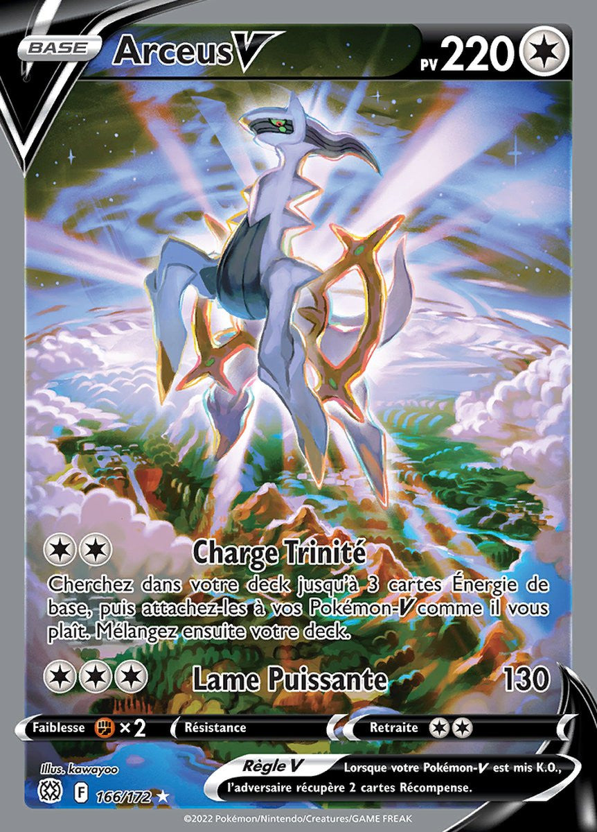 Arceus V - EB09 166/172 - Stars Étincelantes SWSH09 - Cartes Pokémon