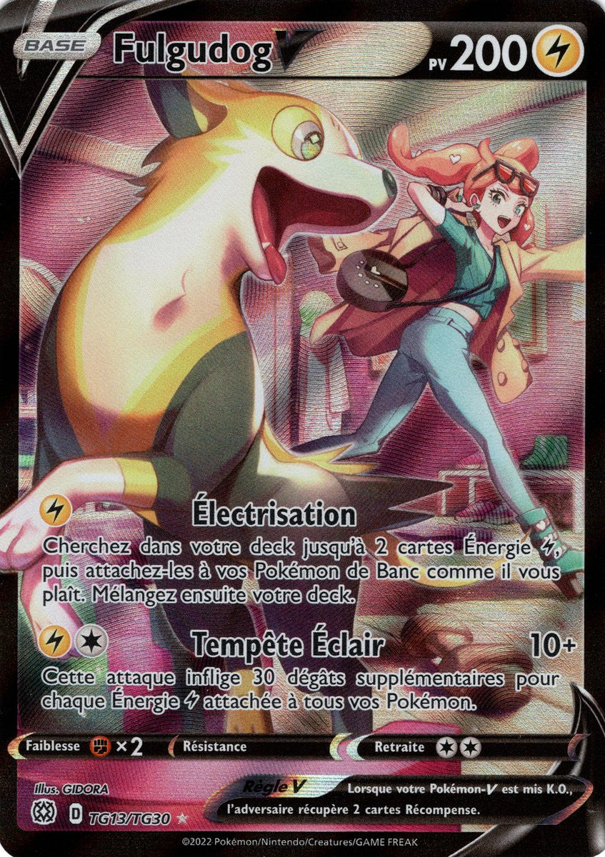 Fulgudog V - EB09 TG13/TG30 - Stars Étincelantes SWSH09 - Cartes Pokémon