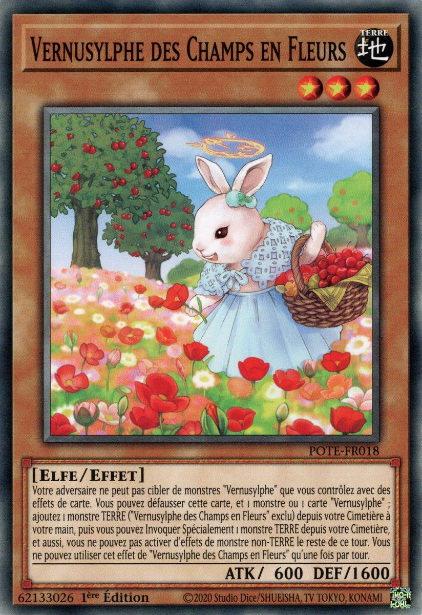 Vernusylphe des Champs en Fleurs - POTE-FR018 - Carte Yu-Gi-Oh!