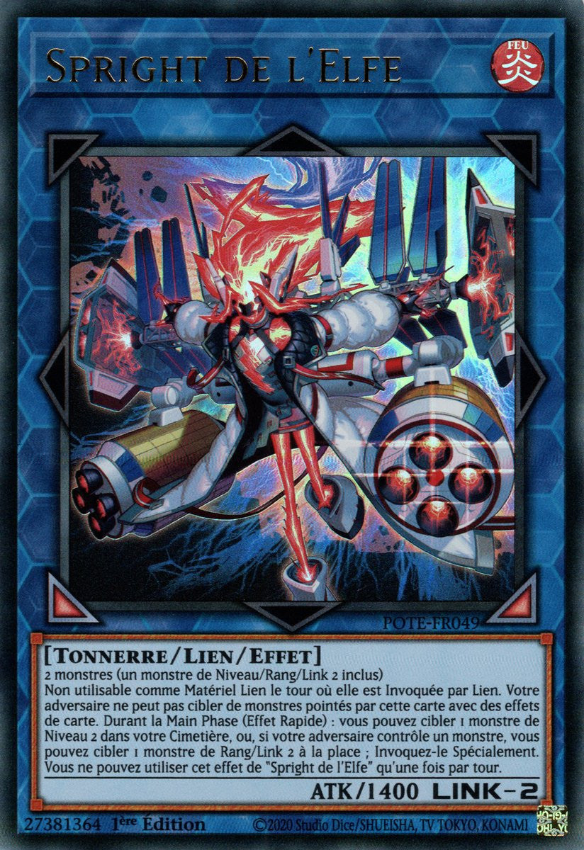Spright de l'Elfe - POTE-FR049 - Carte Yu-Gi-Oh!
