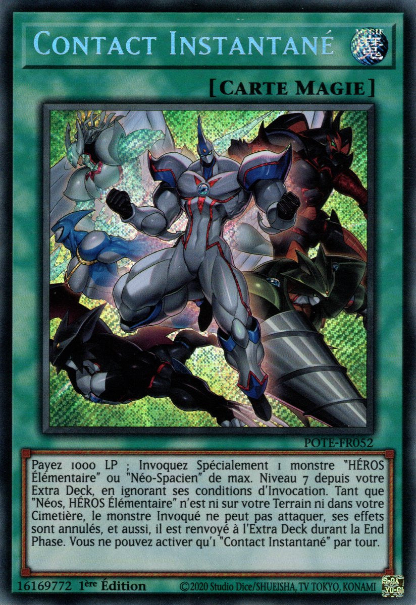 Contact Instantané - POTE-FR052 - Carte Yu-Gi-Oh!