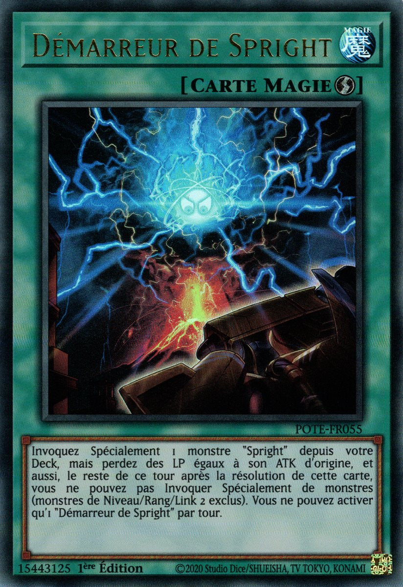 Démarreur de Spright - POTE-FR055 - Carte Yu-Gi-Oh!