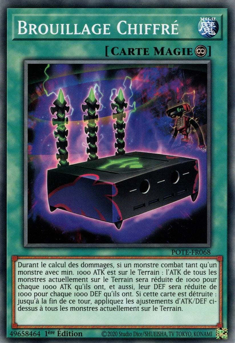 Brouillage Chiffré - POTE-FR068 - Carte Yu-Gi-Oh!