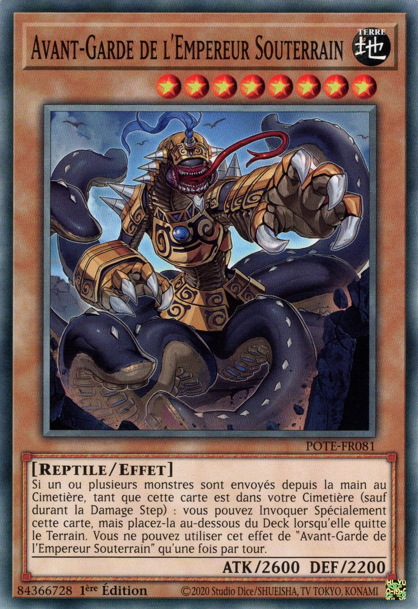 Avant-Garde de l'Empereur Souterrain - POTE-FR081 - Carte Yu-Gi-Oh!