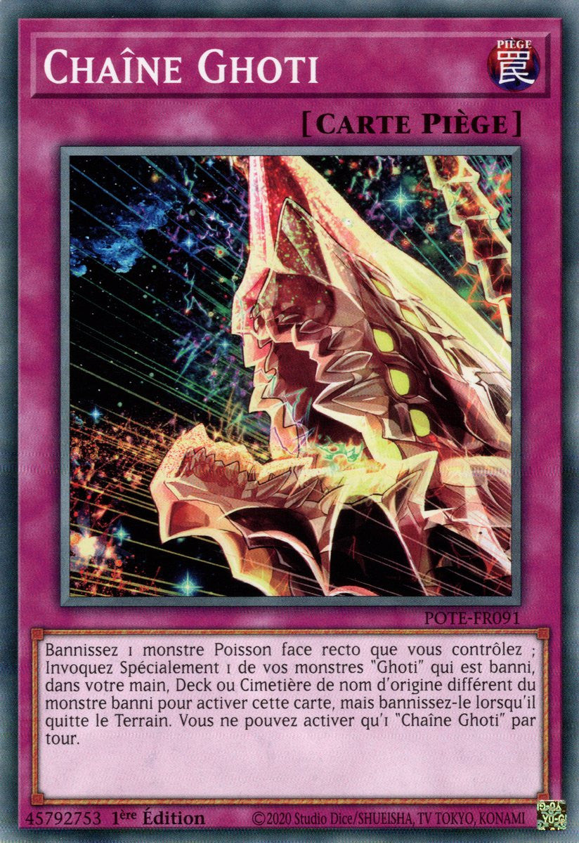 Chaîne Ghoti - POTE-FR091 - Carte Yu-Gi-Oh!