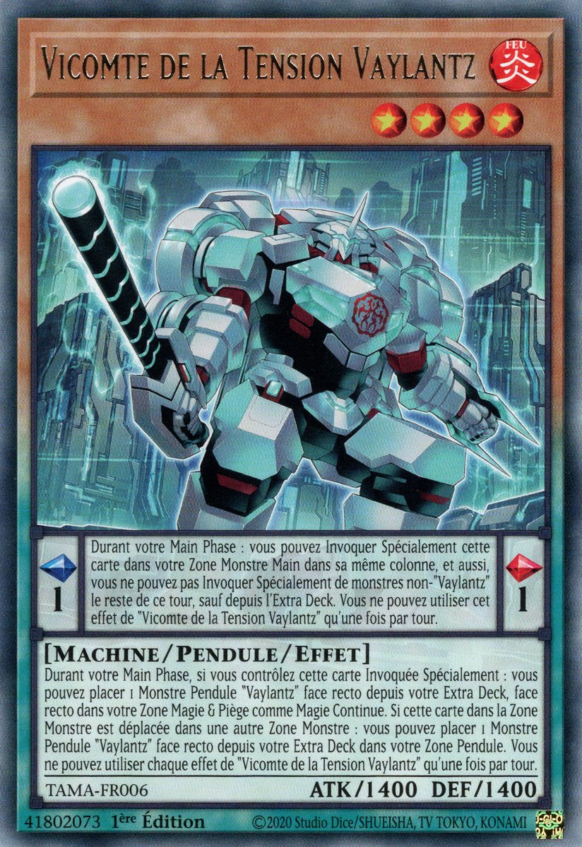 Vicomte de la Tension Vaylantz - TAMA-FR006 - Yu-Gi-Oh!