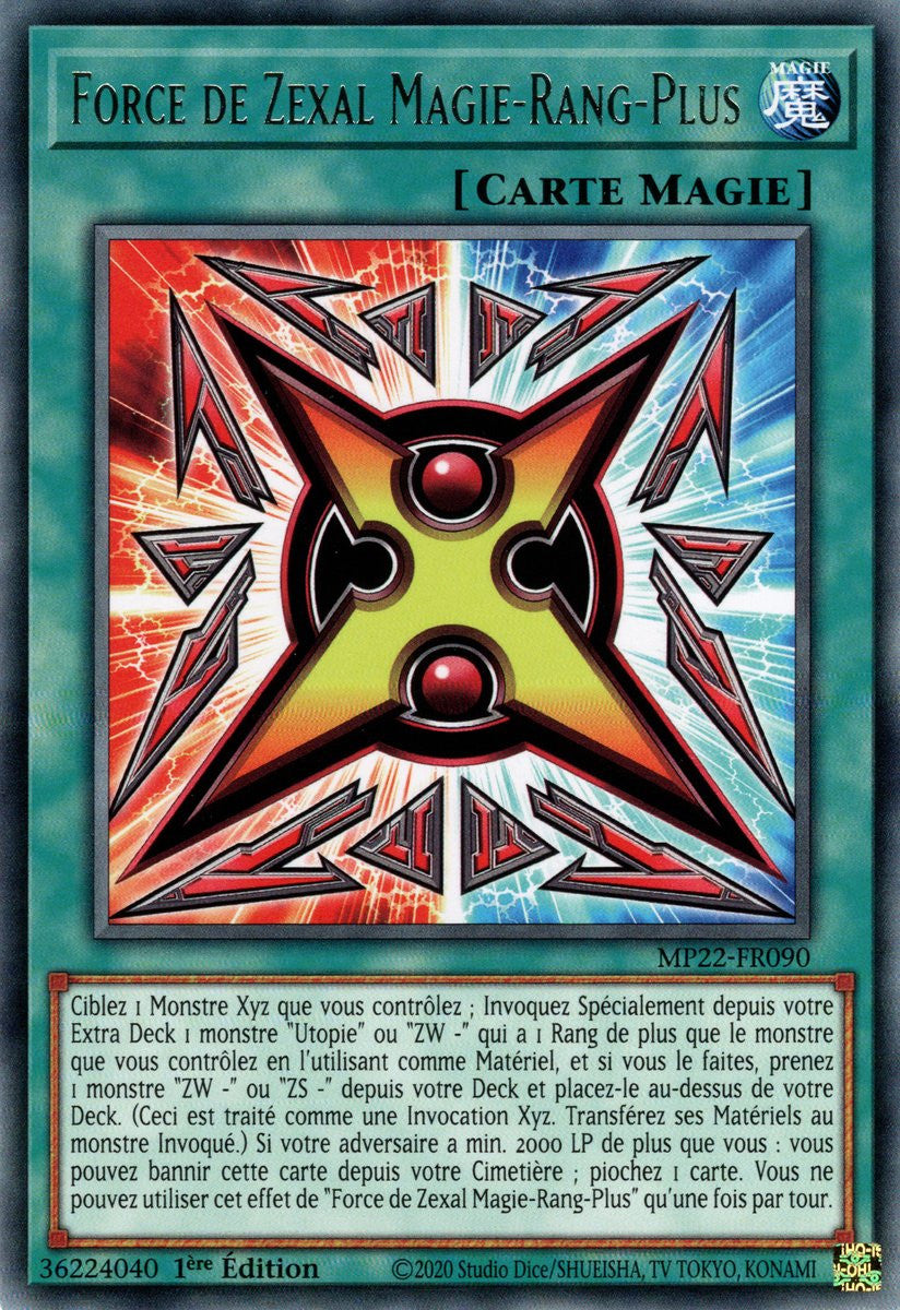 Force de Zexal Magie-Rang-Plus - MP22-FR090