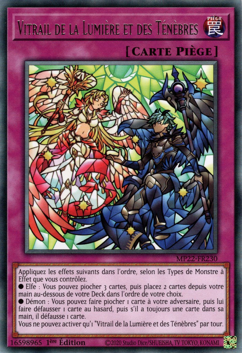 Vitrail de la Lumière et des Ténèbres - MP22-FR230