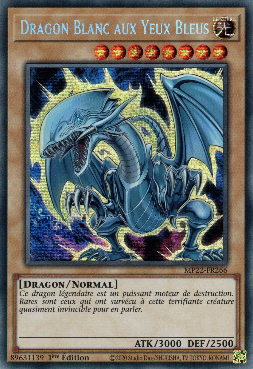 Dragon Blanc aux Yeux Bleus - MP22-FR266