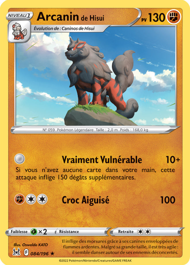 Arcanin de Hisui - Origine Perdue - EB11 - 084/196
