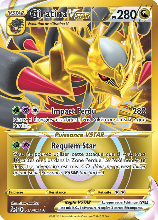 Giratina VSTAR - Origine Perdue - EB11 - 212/196