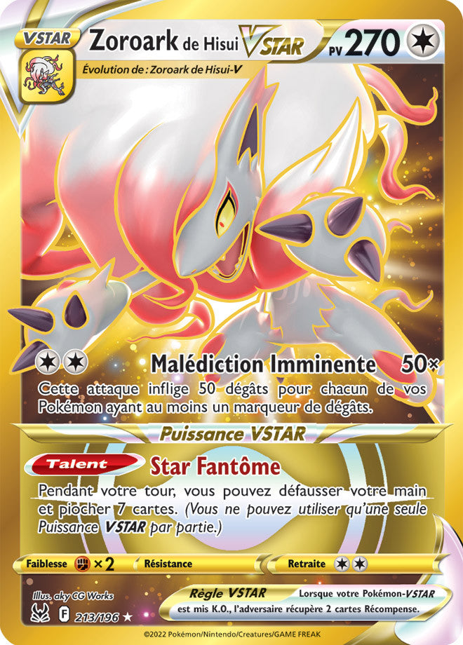 Zoroark de Hisui VSTAR - Origine Perdue - EB11 - 213/196