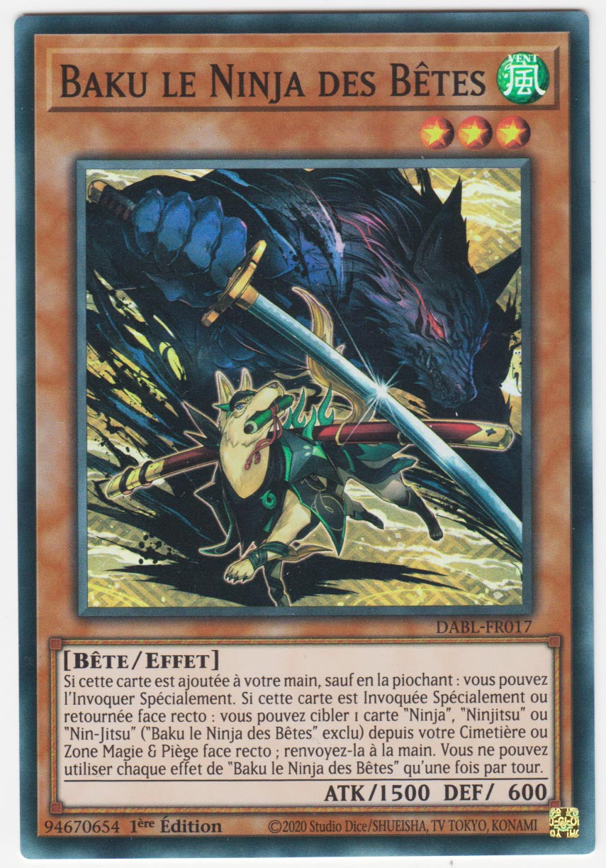 Baku le Ninja des Bêtes - DABL-FR017