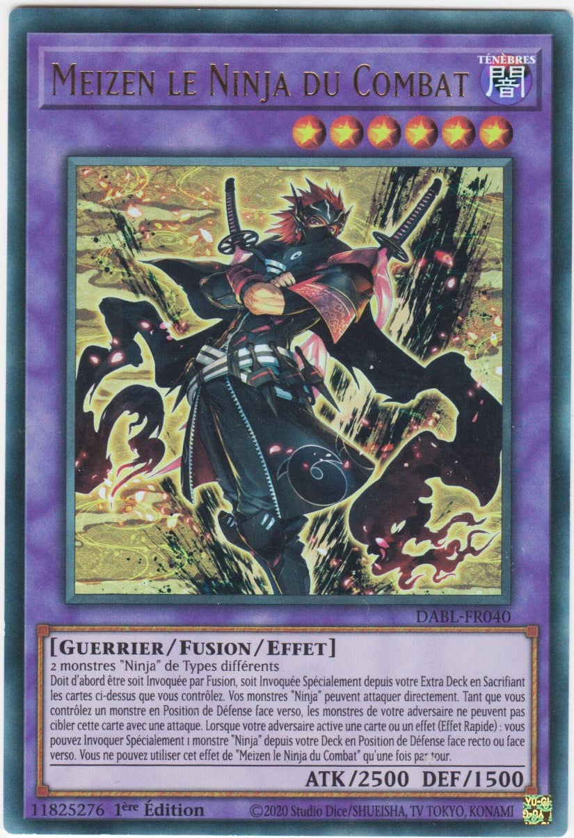Meizen le Ninja du Combat - DABL-FR040