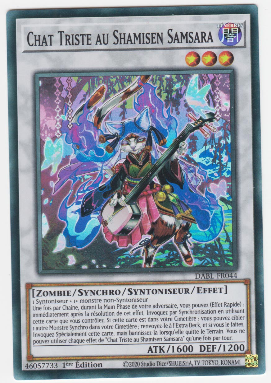 Chat Triste au Shamisen Samsara - DABL-FR044