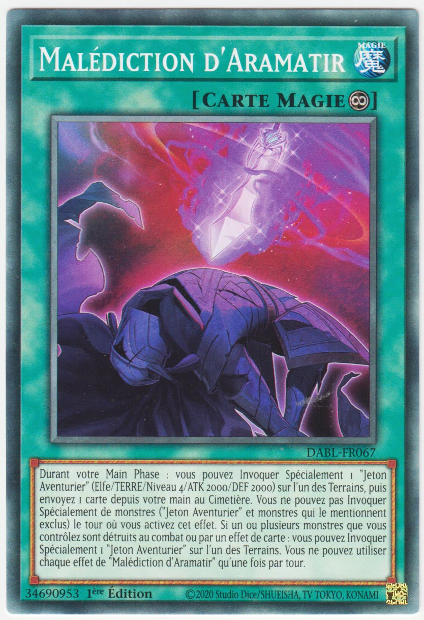 Malédiction d'Aramatir - DABL-FR067