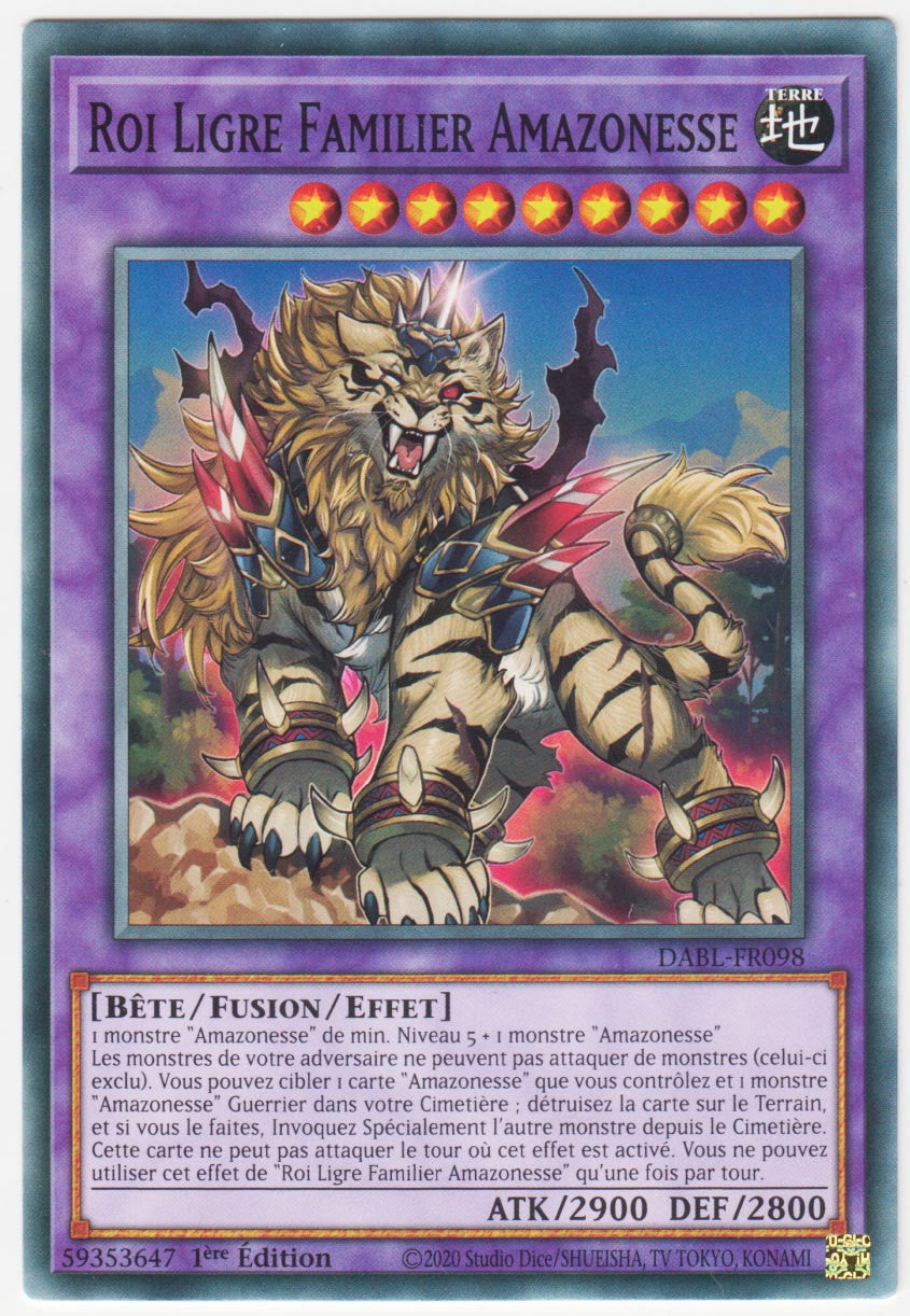 Roi Ligre Familier Amazonesse - DABL-FR098