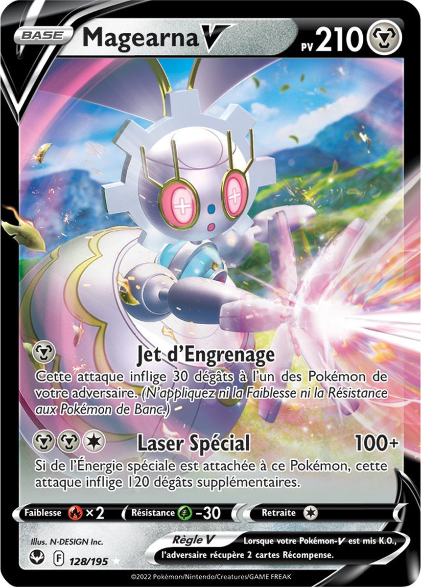 Magearna V - 128/195 - Ultra Rare - Carte Pokémon Tempête Argentée EB12