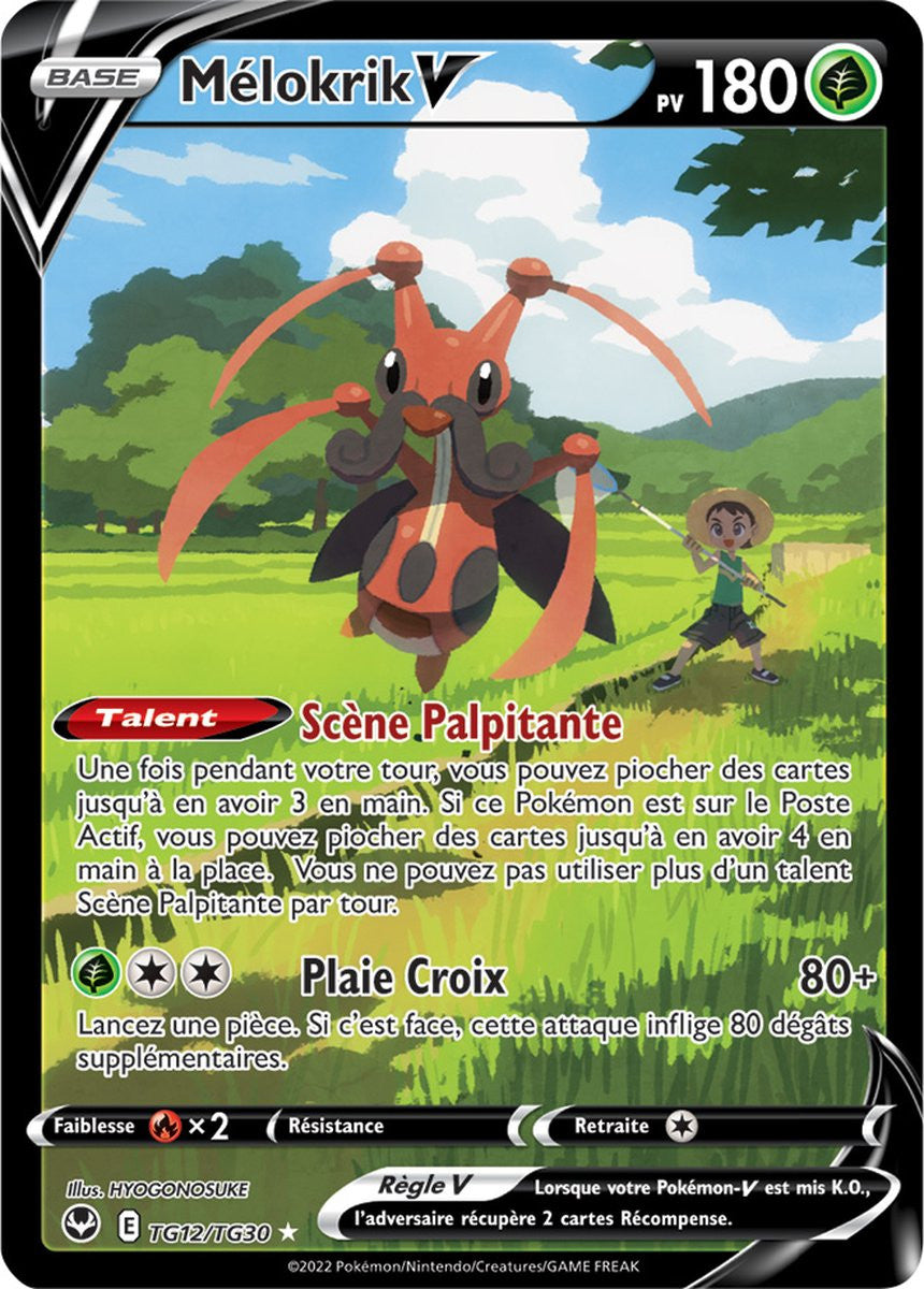 Mélokrik V - TG12/TG30 - Full Art Alternative Secrète - Carte Pokémon Tempête Argentée EB12