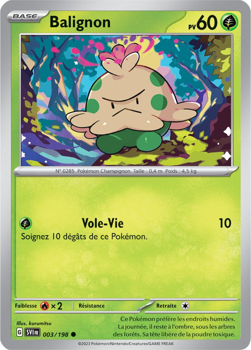 Balignon - 003/198 - Carte Pokémon Écarlate et Violet EV01
