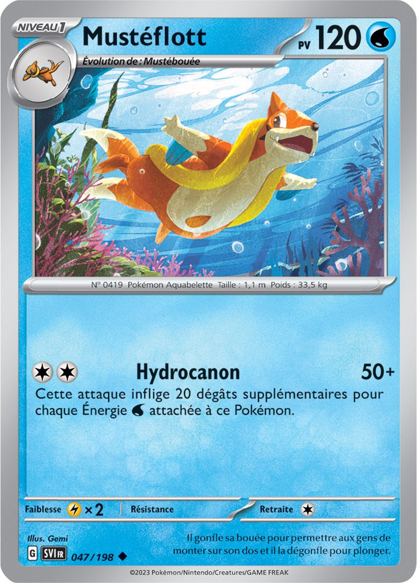 Mustéflott - 047/198 - Carte Pokémon Écarlate et Violet EV01