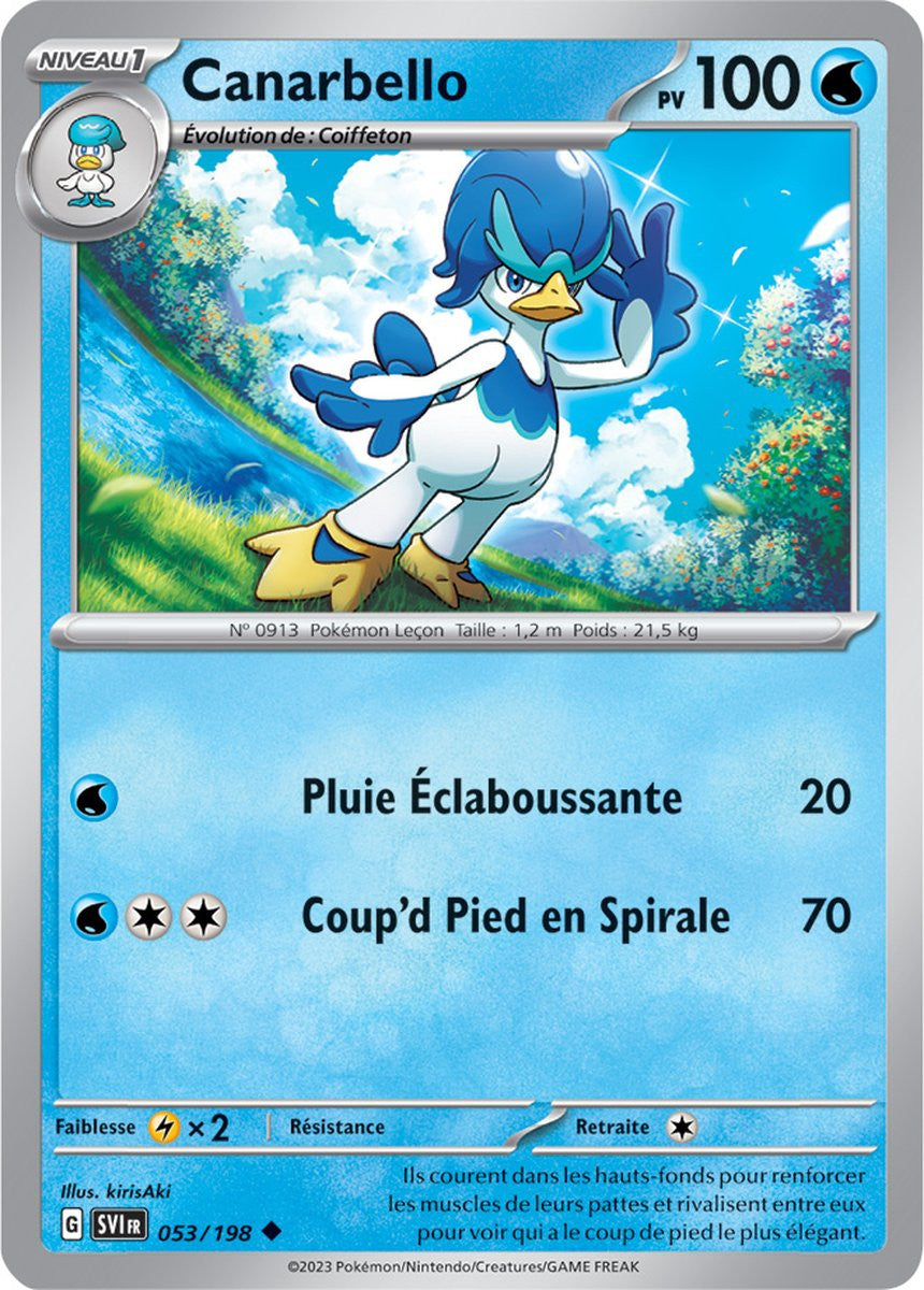 Canarbello - 053/198 - Carte Pokémon Écarlate et Violet EV01