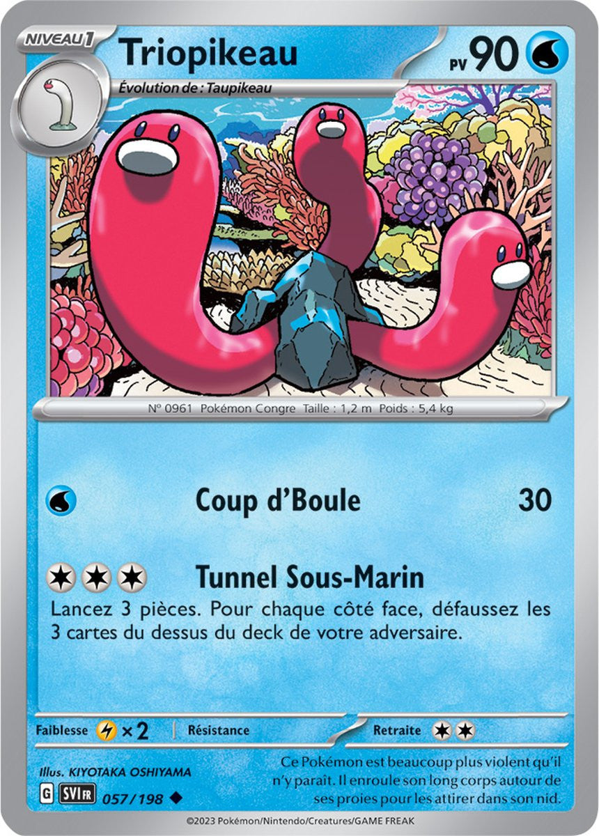 Triopikeau - 057/198 - Carte Pokémon Écarlate et Violet EV01