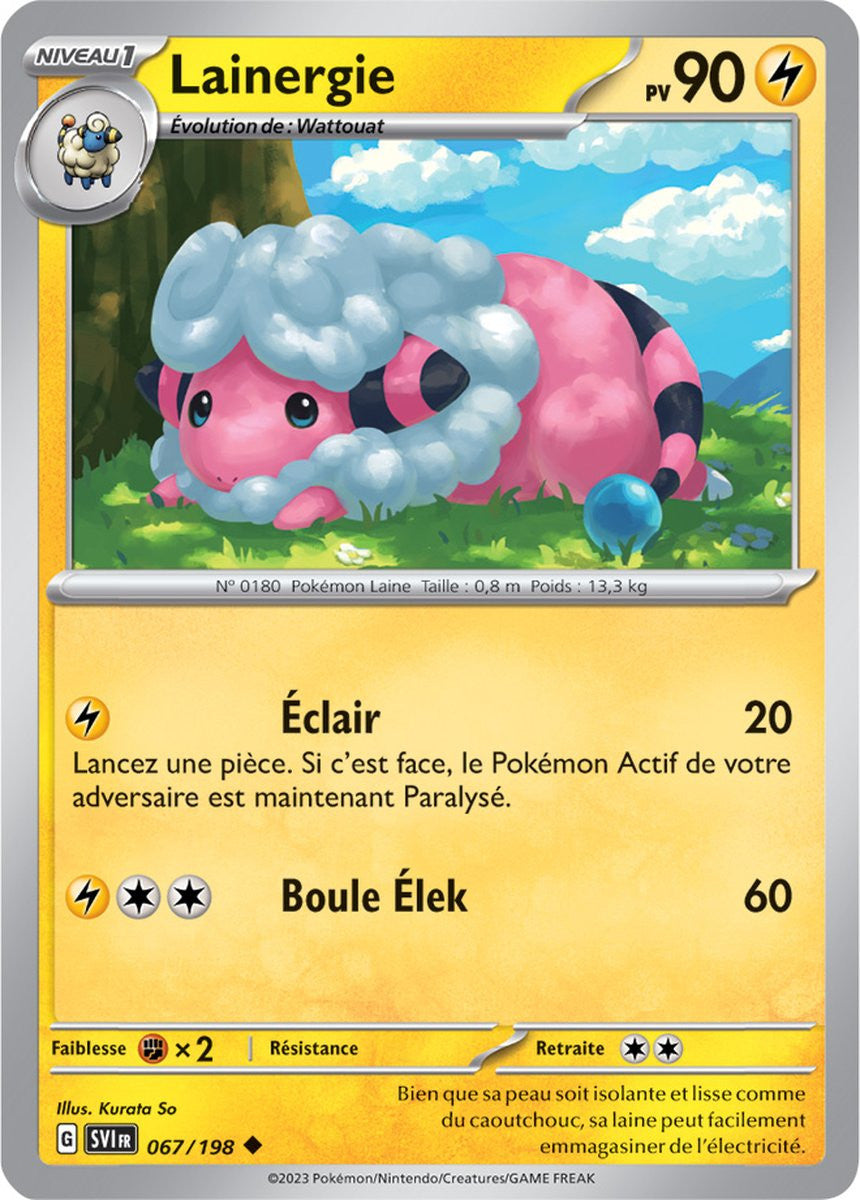 Lainergie - 067/198 - Carte Pokémon Écarlate et Violet EV01