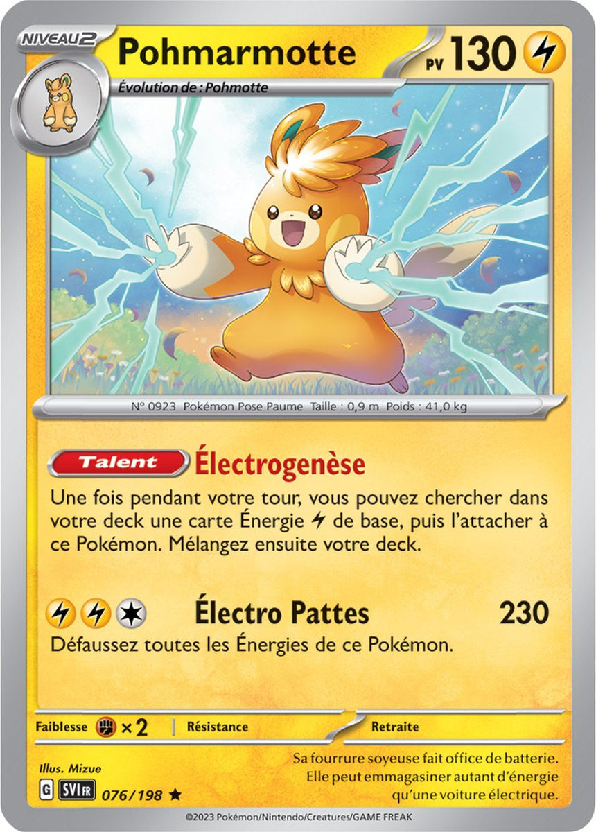 Pohmarmotte - 076/198 - Carte Pokémon Écarlate et Violet EV01