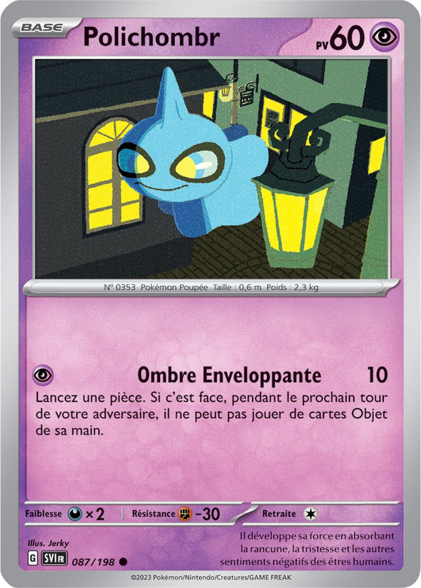 Polichombr - 087/198 - Carte Pokémon Écarlate et Violet EV01