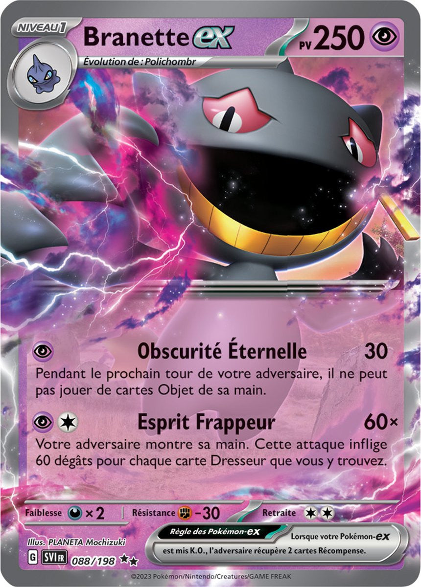Branette ex - 088/198 - Carte Pokémon Écarlate et Violet EV01