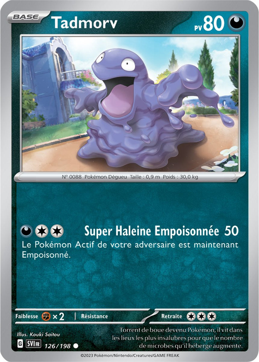 Tadmorv - 126/198 - Carte Pokémon Écarlate et Violet EV01