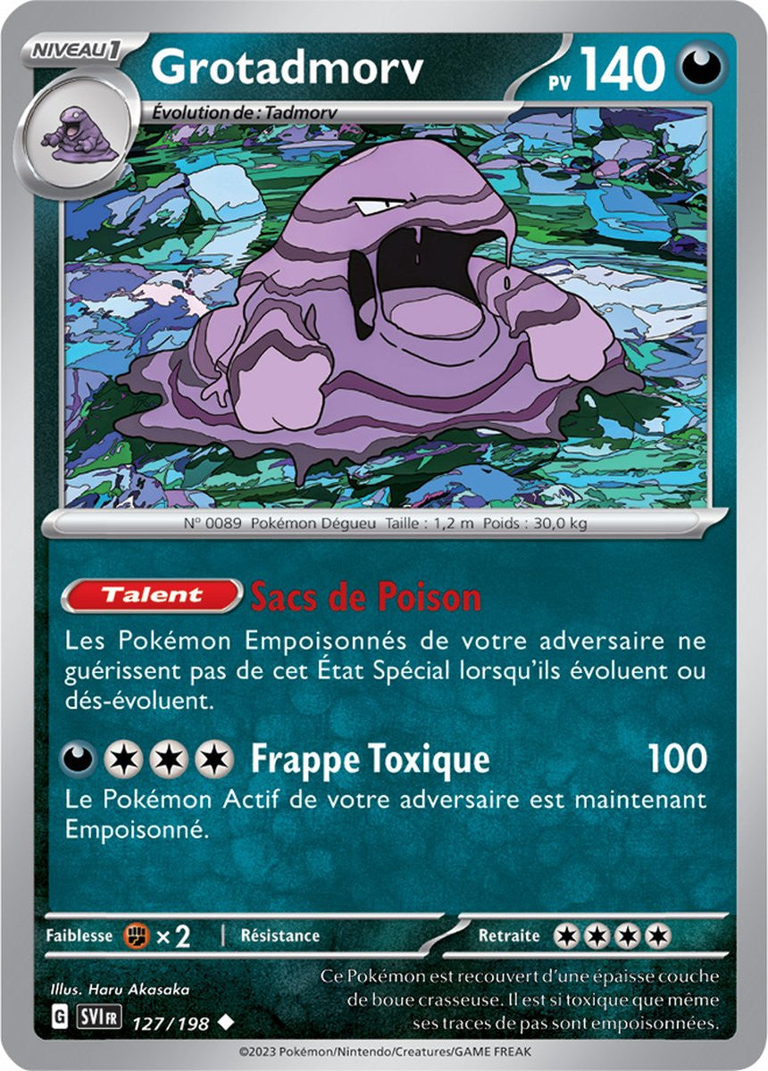 Grotadmorv - 127/198 - Carte Pokémon Écarlate et Violet EV01