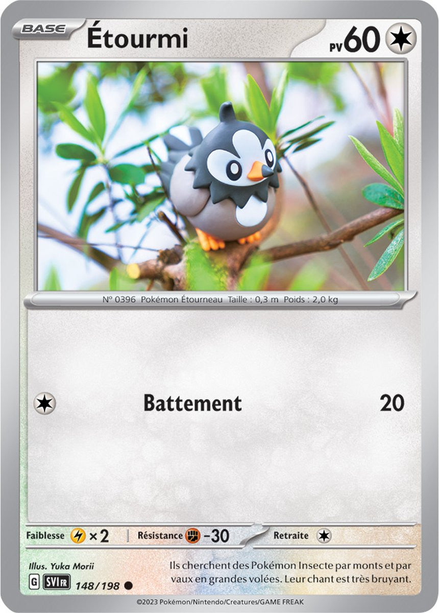 Étourmi - 148/198 - Carte Pokémon Écarlate et Violet EV01