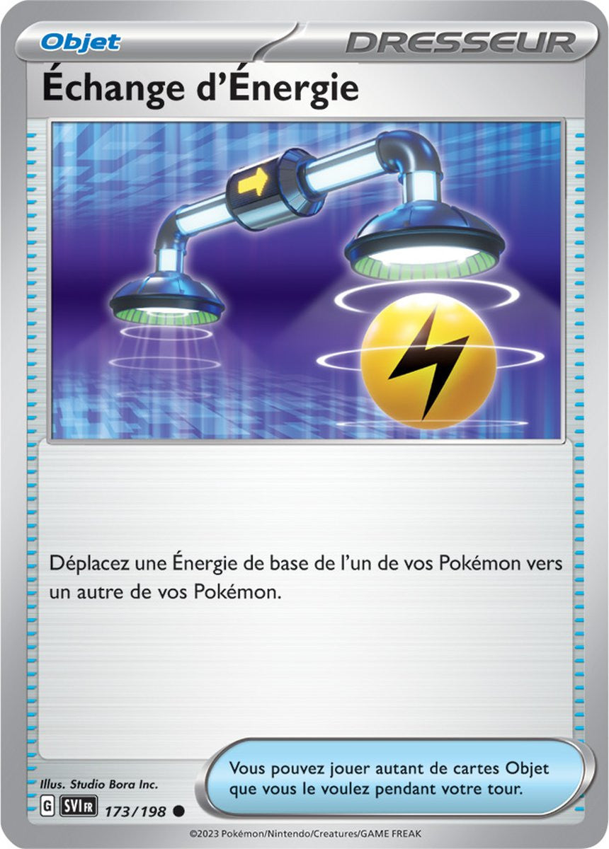 Échange d'Énergie - 173/198 - Carte Pokémon Écarlate et Violet EV01