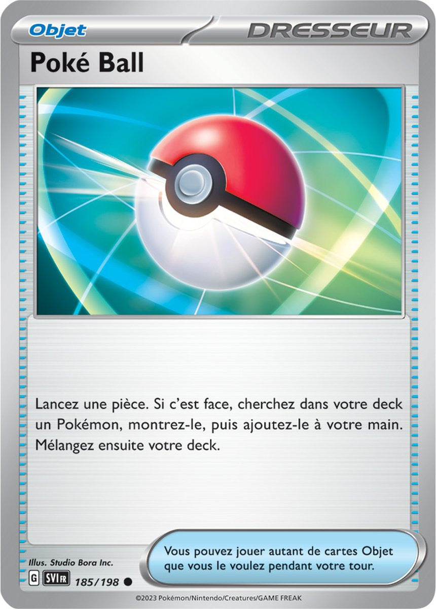 Poké Ball - 185/198 - Carte Pokémon Écarlate et Violet EV01