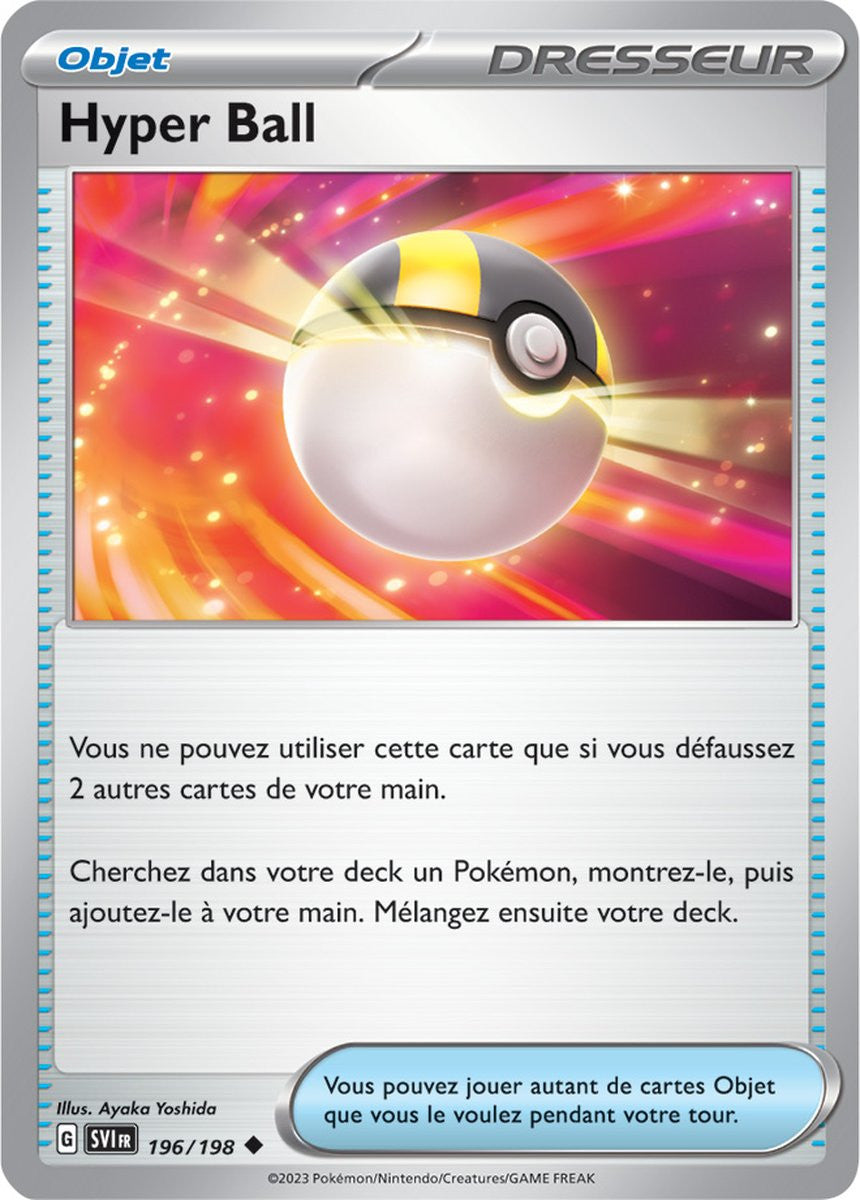 Hyper Ball - 196/198 - Carte Pokémon Écarlate et Violet EV01