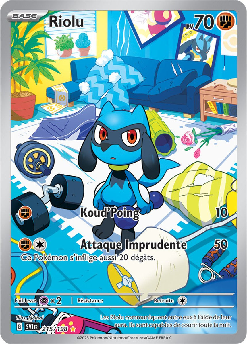 Riolu - 215/198 - Carte Pokémon Écarlate et Violet EV01