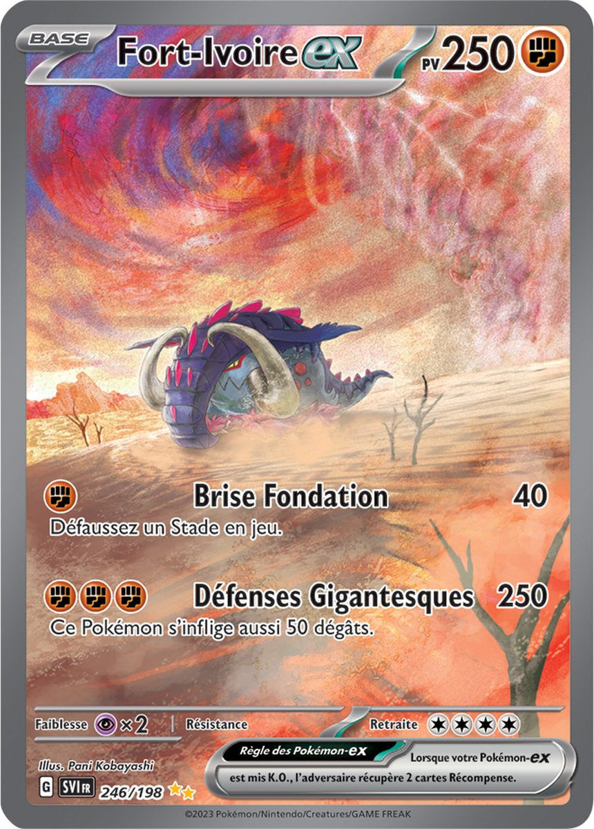 Fort-Ivoire ex - 246/198 - Carte Pokémon Écarlate et Violet EV01