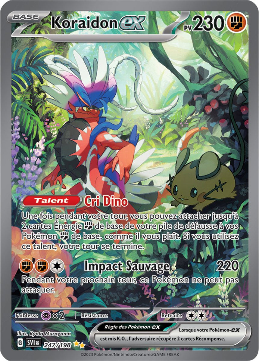 Koraidon ex - 247/198 - Carte Pokémon Écarlate et Violet EV01
