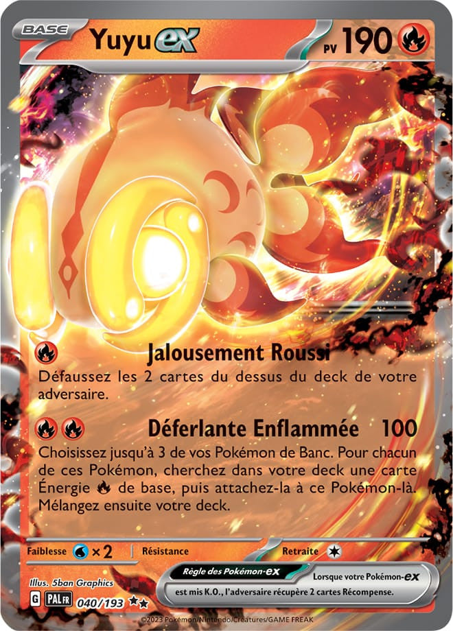 Yuyu EX - 040/193 - Carte Pokémon Évolutions à Paldea EV02