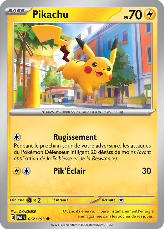 Pikachu - 062/193 - Carte Pokémon Évolutions à Paldea EV02