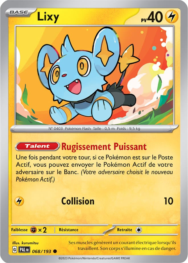 Lixy - 068/193 - Carte Pokémon Évolutions à Paldea EV02