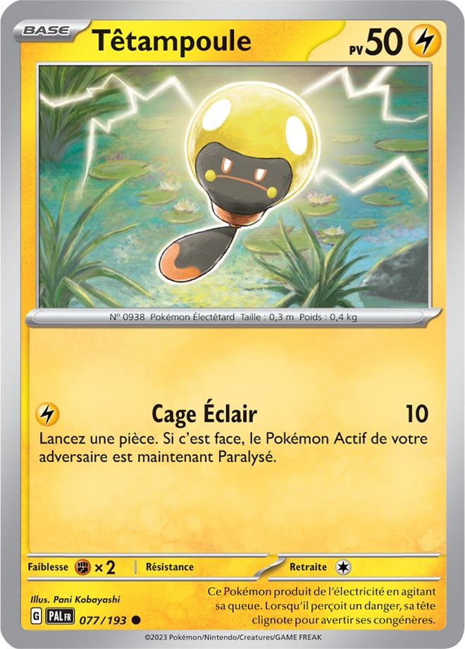 Têtampoule - 077/193 - Carte Pokémon Évolutions à Paldea EV02